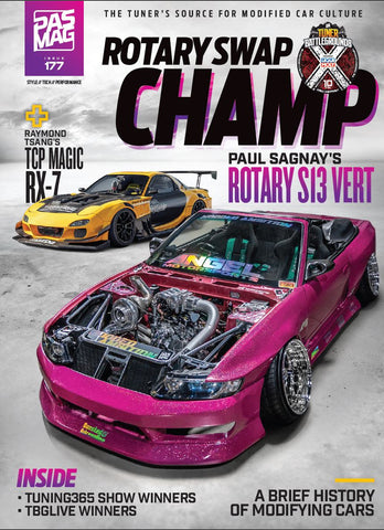 RE-ORDER PASMAG #177 - Rotary Swap Champs & Tuner Battlegrounds Season 10 Champion